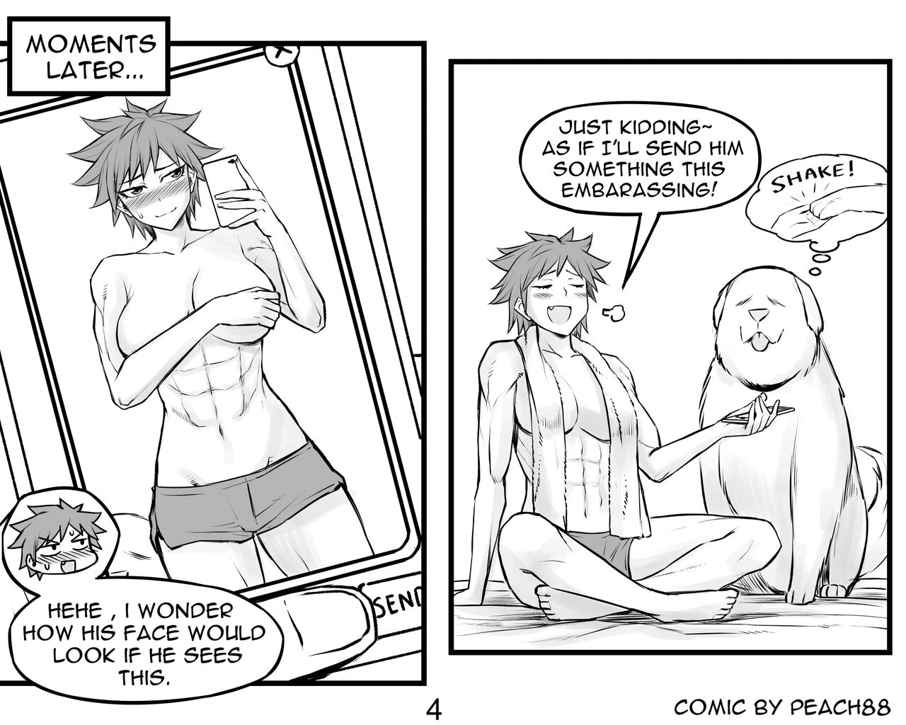 Tomboy GF porn comic picture 53