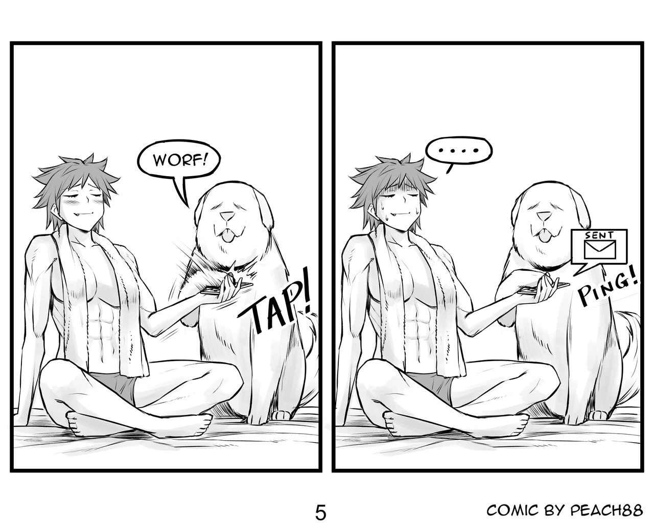 Tomboy GF porn comic picture 54
