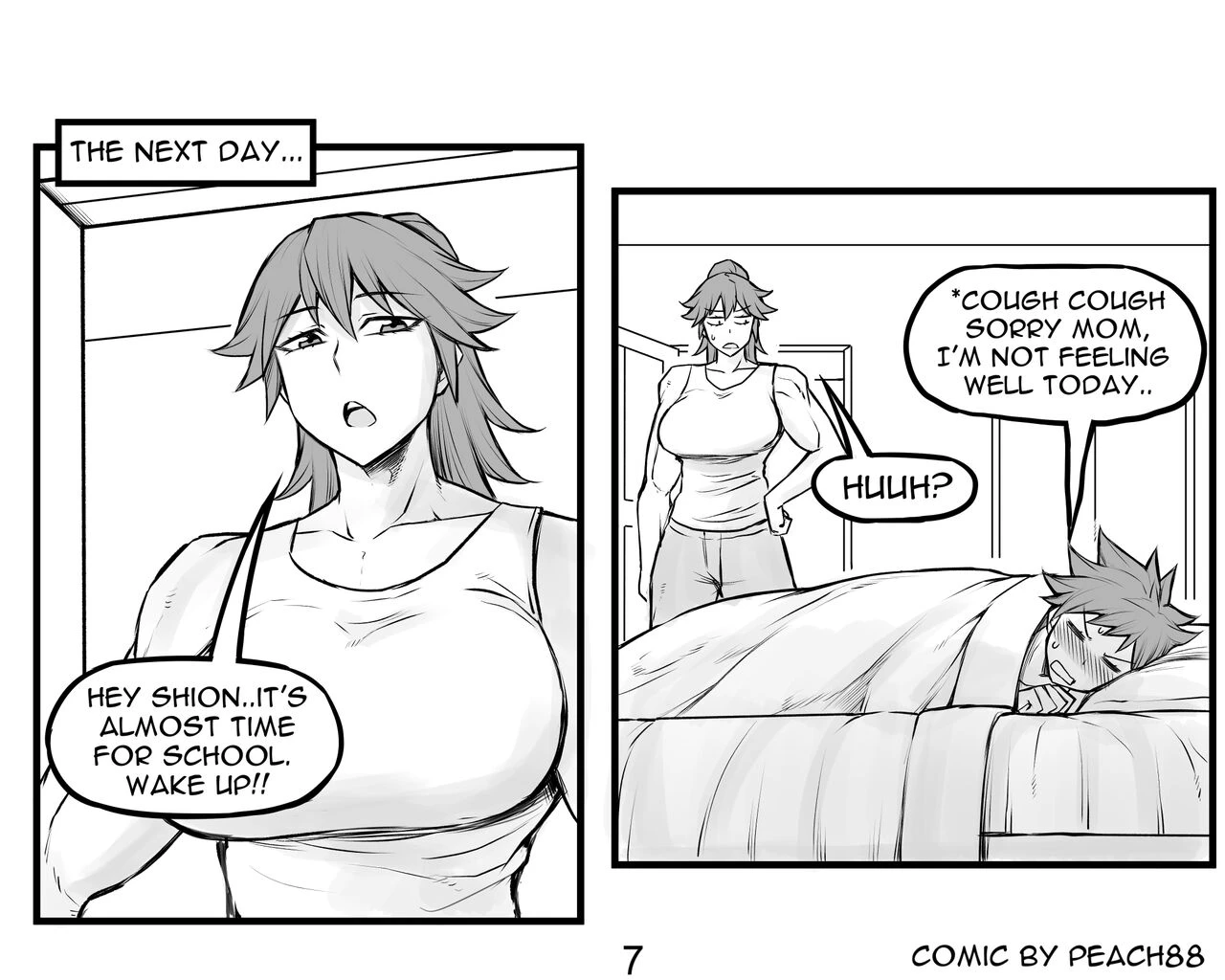 Tomboy GF porn comic picture 56