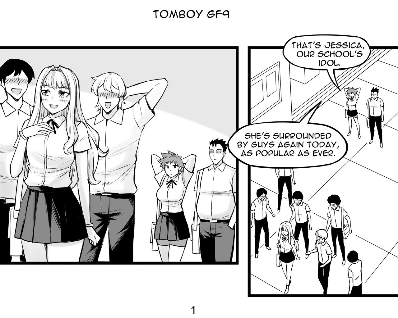 Tomboy GF porn comic picture 57