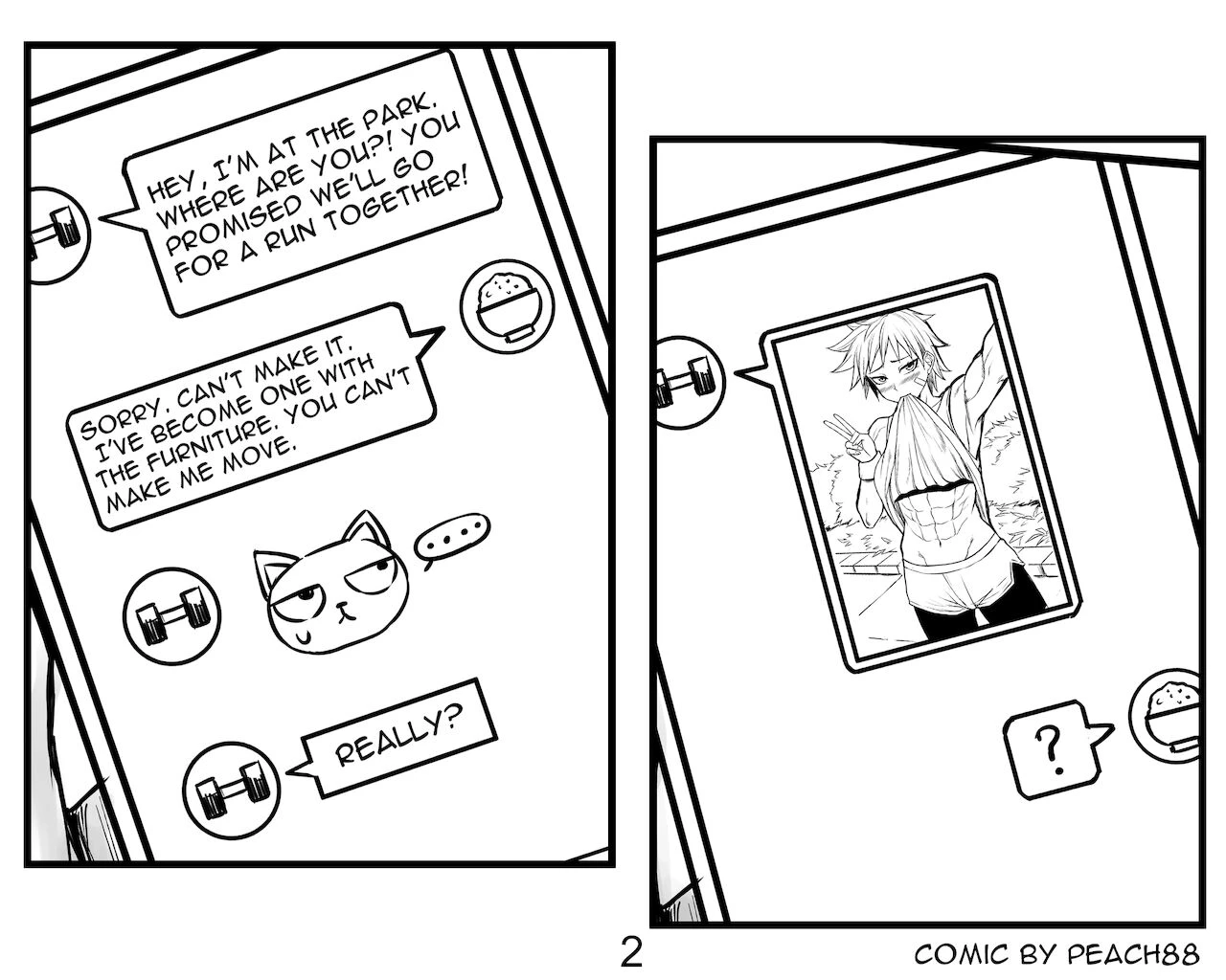 Tomboy GF porn comic picture 6