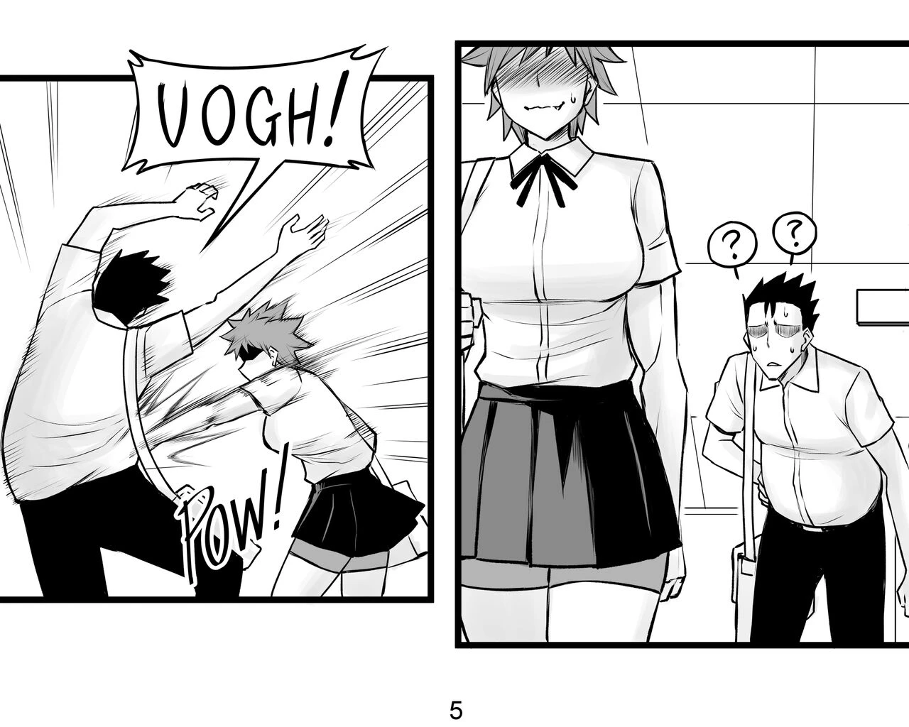 Tomboy GF porn comic picture 61