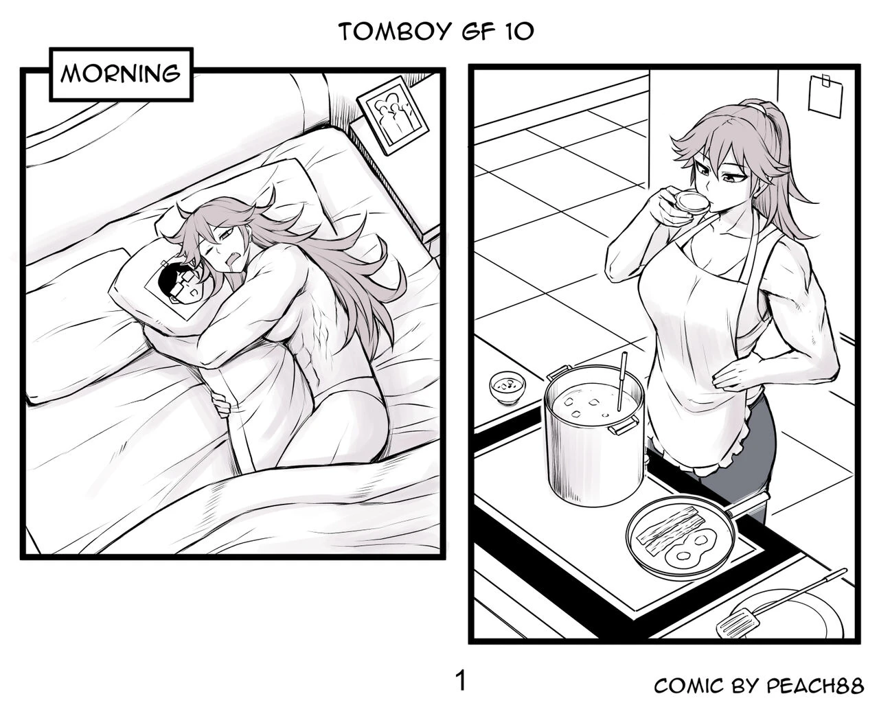 Tomboy GF porn comic picture 63