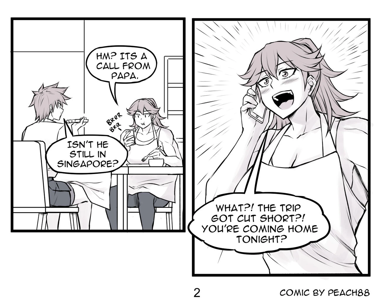 Tomboy GF porn comic picture 64