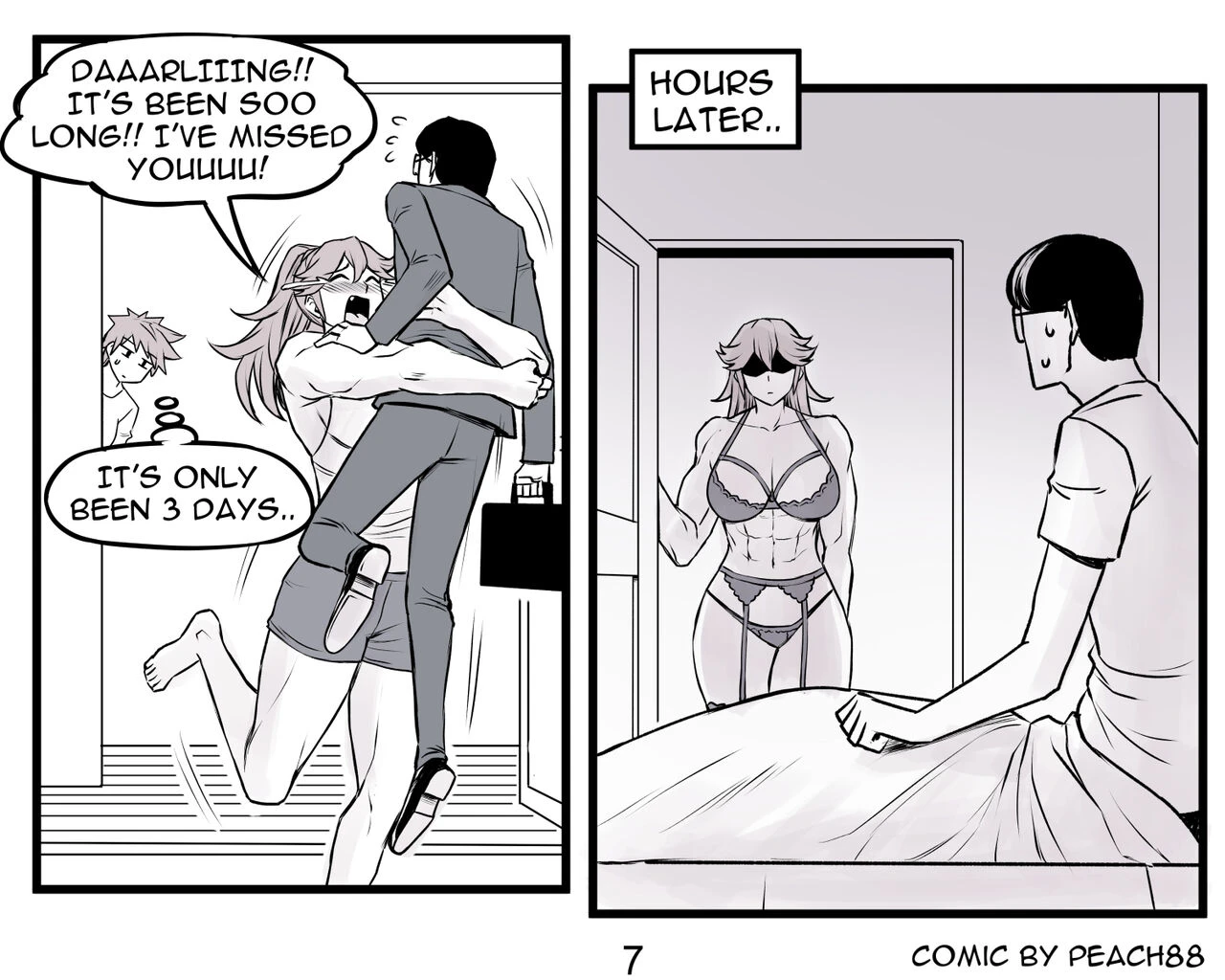 Tomboy GF porn comic picture 69