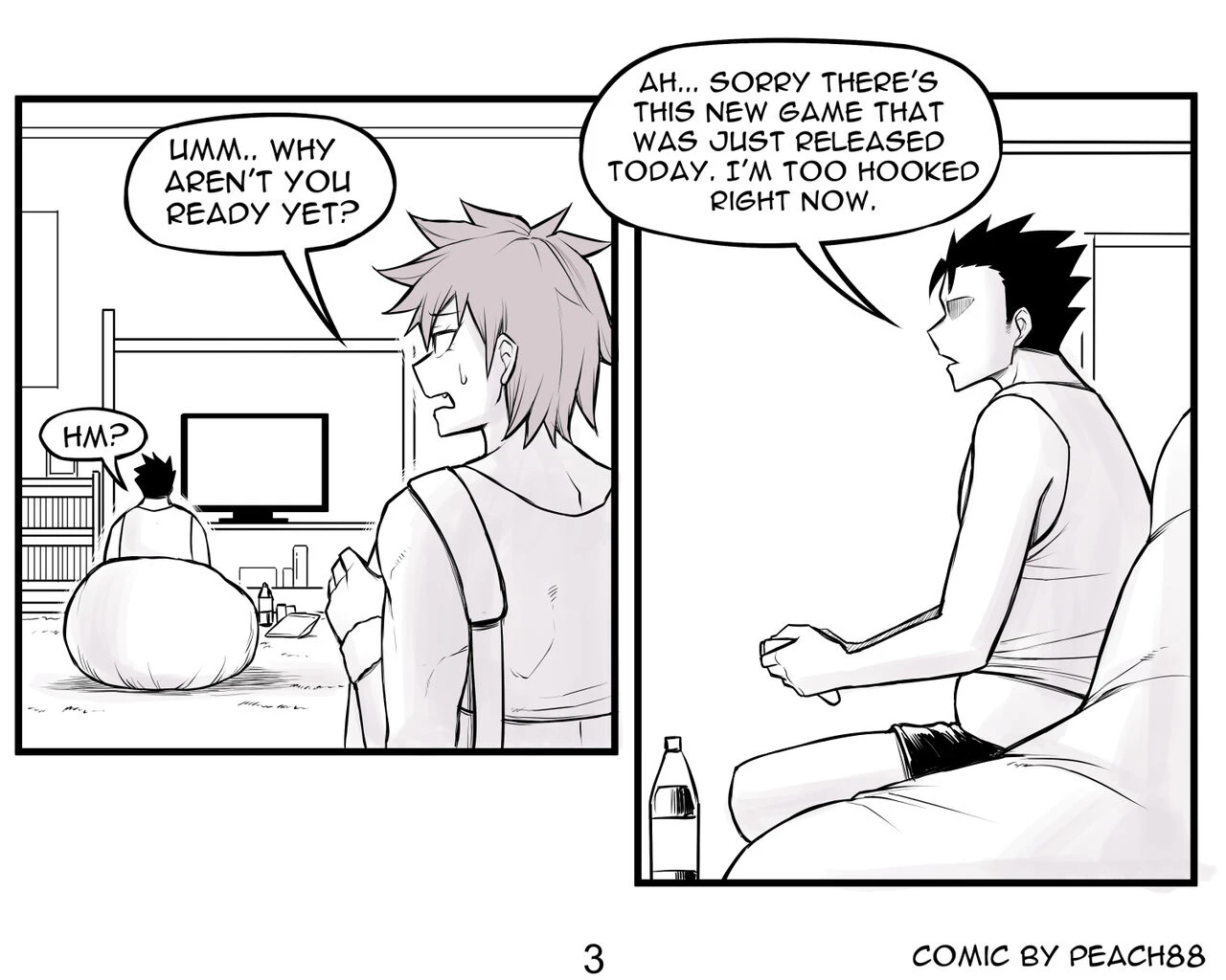 Tomboy GF porn comic picture 74