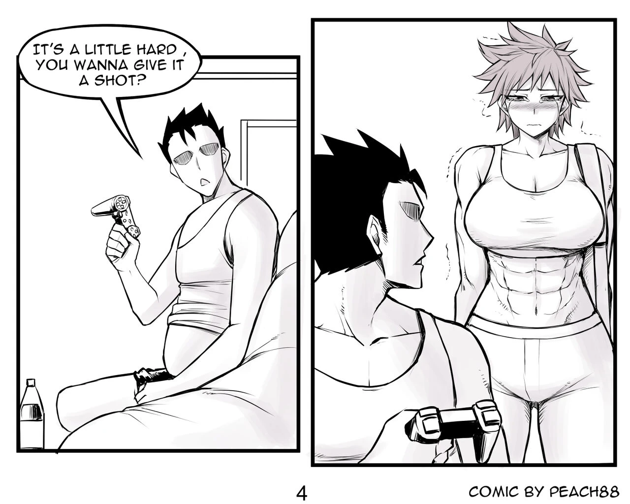 Tomboy GF porn comic picture 75