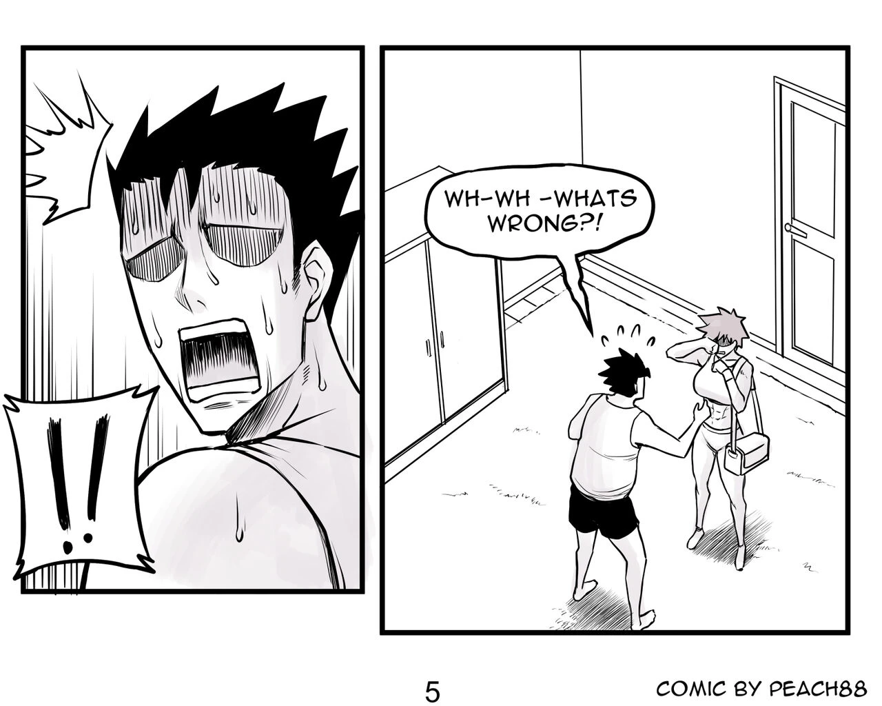 Tomboy GF porn comic picture 76