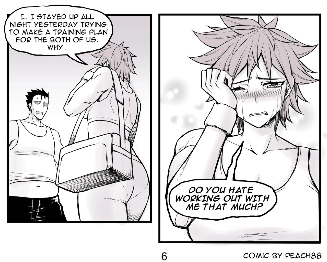 Tomboy GF porn comic picture 77