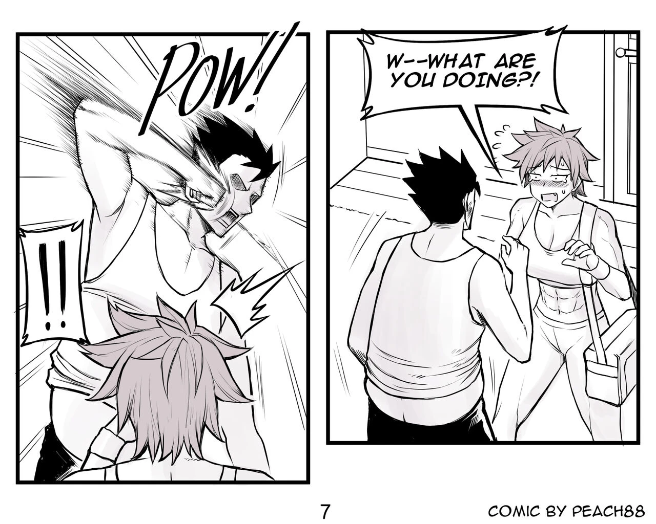 Tomboy GF porn comic picture 78