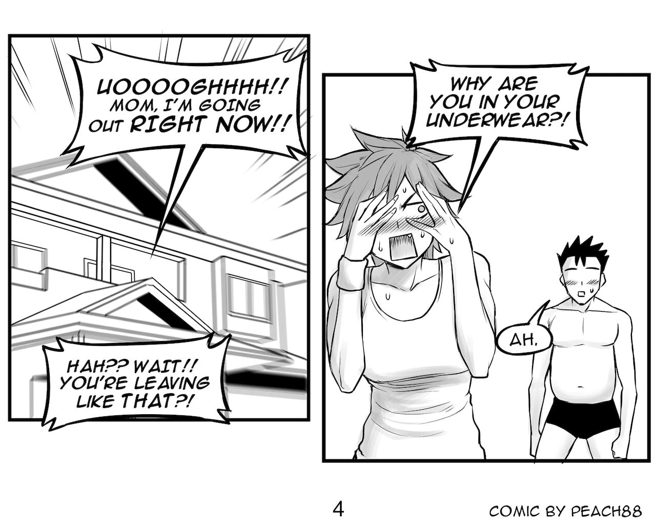 Tomboy GF porn comic picture 8