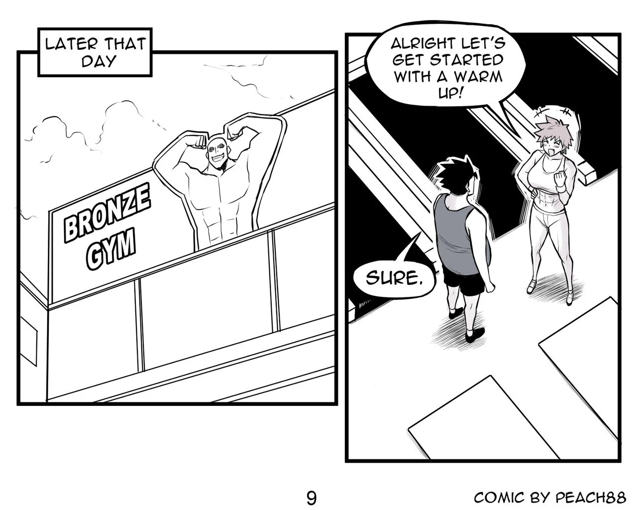 Tomboy GF porn comic picture 80