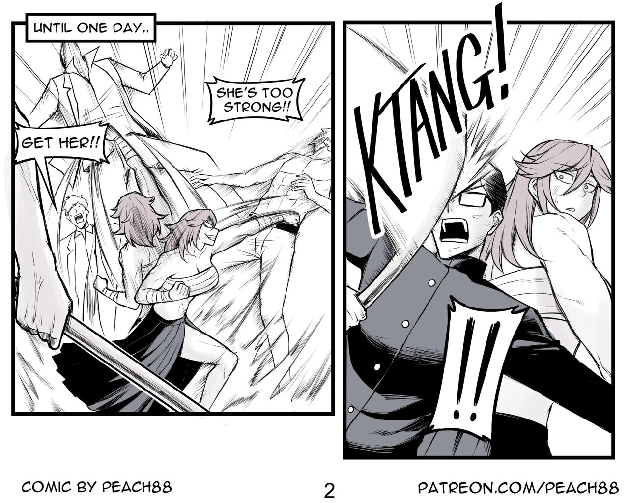 Tomboy GF porn comic picture 85