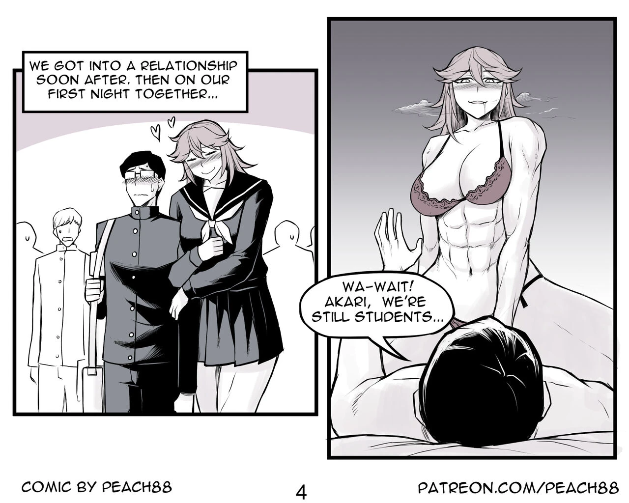 Tomboy GF porn comic picture 87