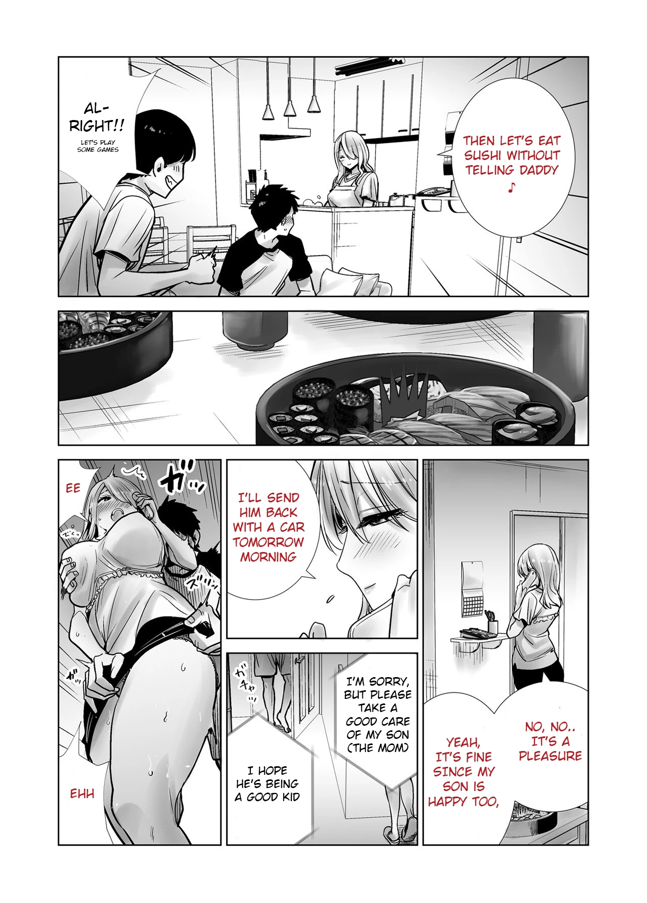 Tomodachi no Mama ga Boku no Dekachin de Ikimakutta Hanashi porn comic picture 22