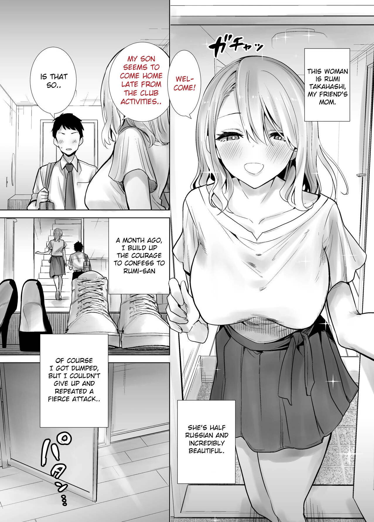 Tomodachi no Mama ga Boku no Dekachin de Ikimakutta Hanashi porn comic picture 3