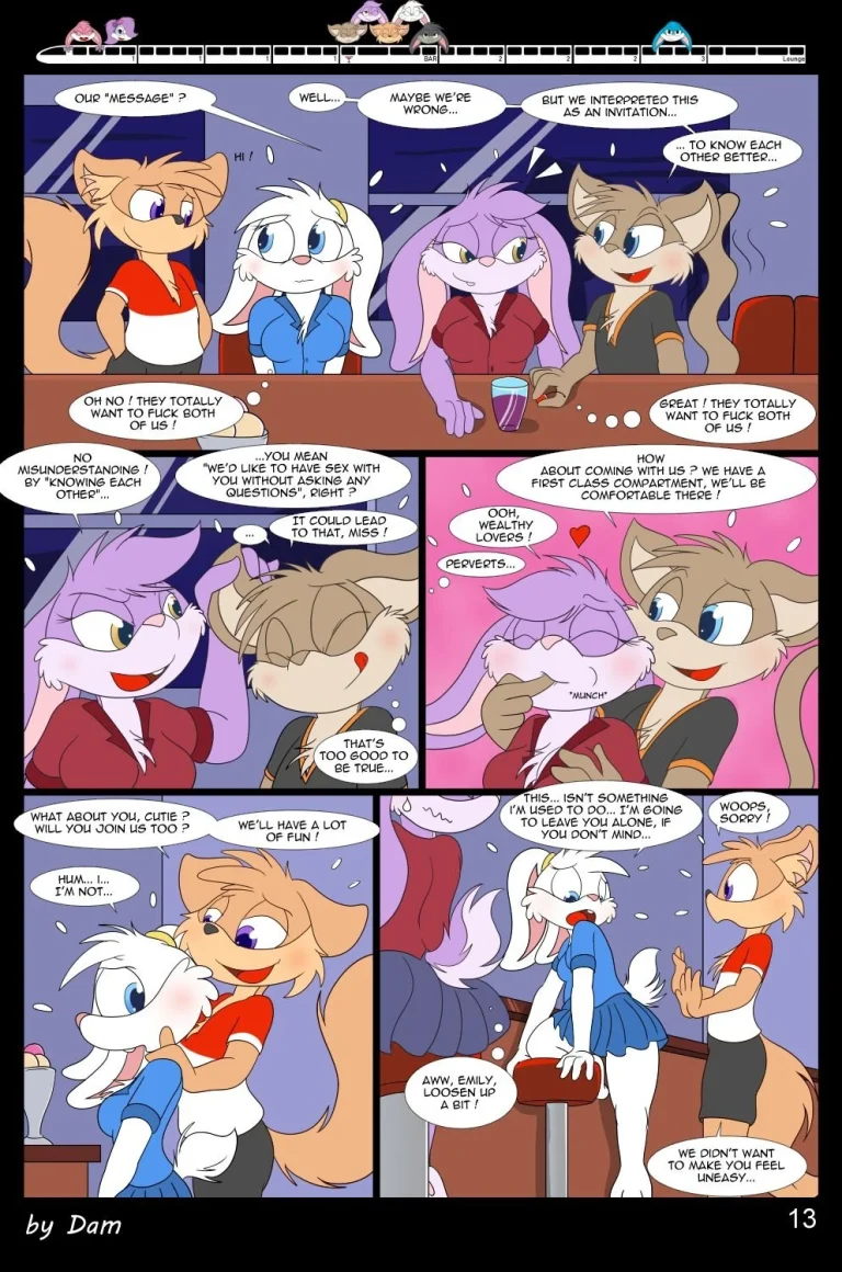 Toons on a Train porn comic picture 13