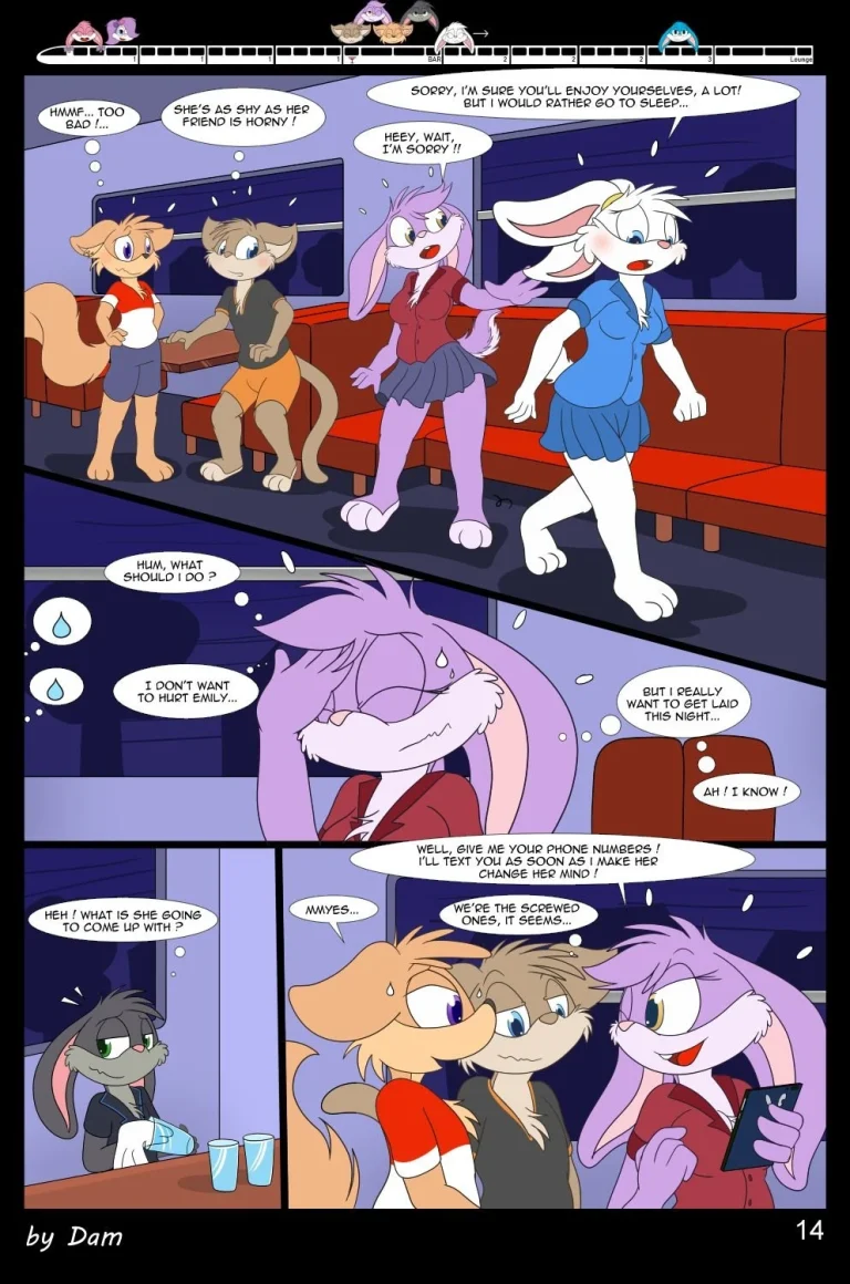 Toons on a Train porn comic picture 14