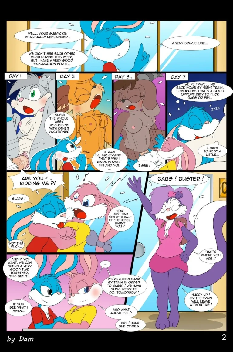 Toons on a Train porn comic picture 2
