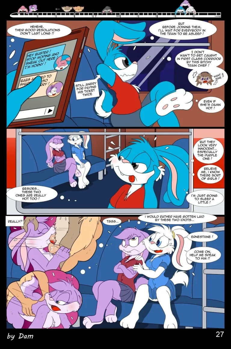 Toons on a Train porn comic picture 27