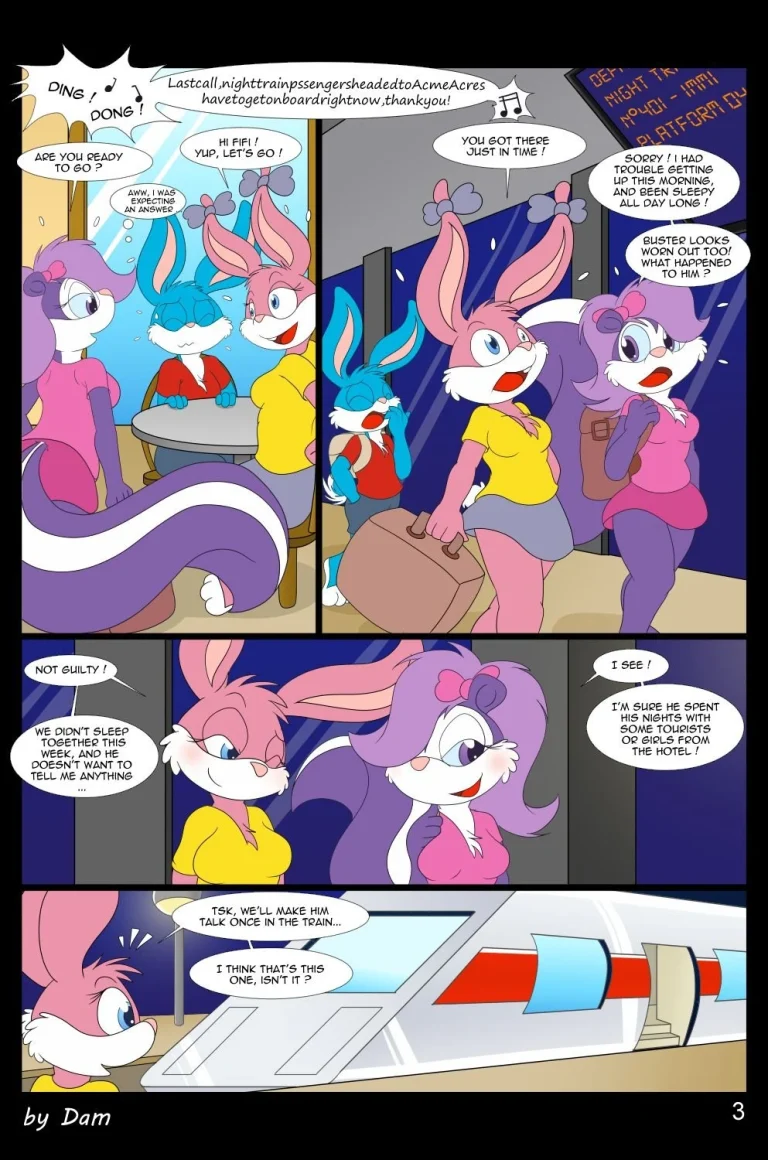 Toons on a Train porn comic picture 3