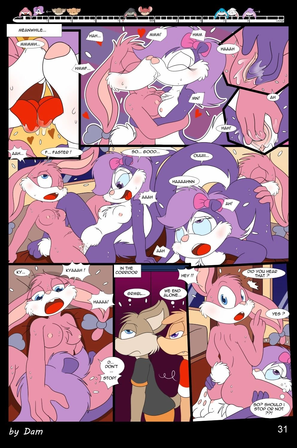 Toons on a Train porn comic picture 31