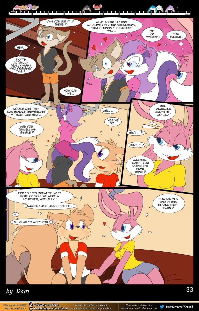 Toons on a Train porn comic picture 33