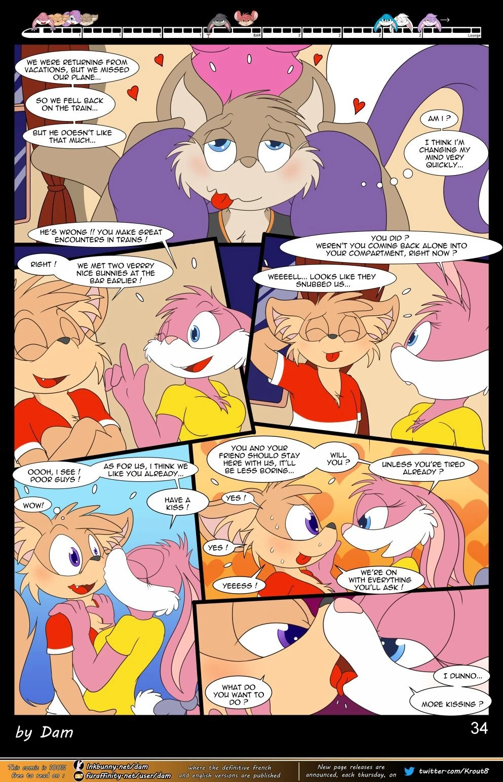 Toons on a Train porn comic picture 34