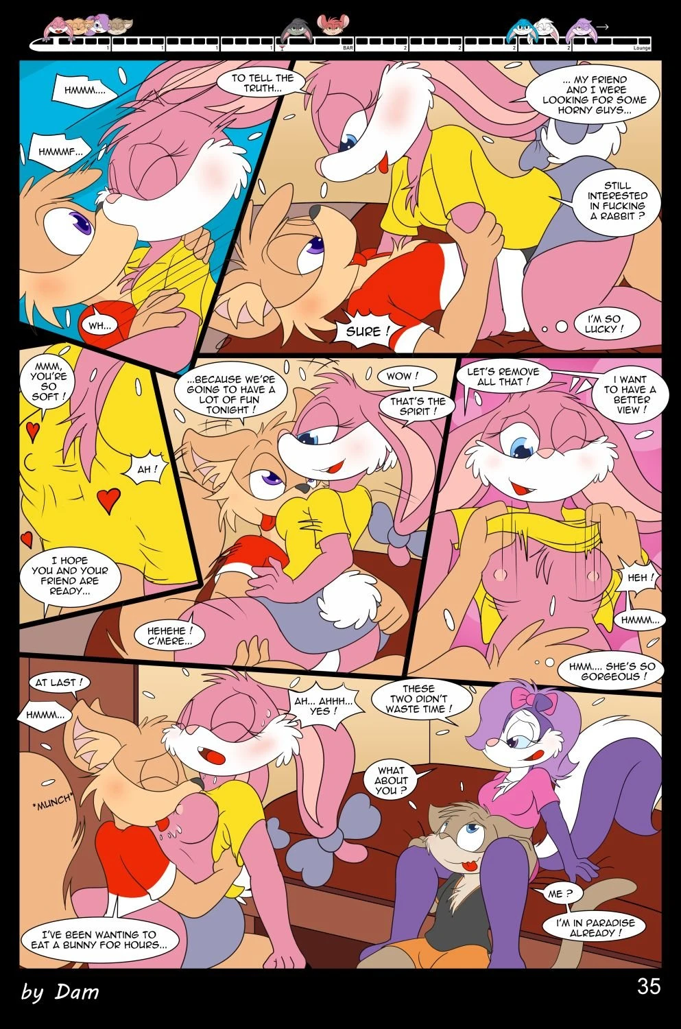 Toons on a Train porn comic picture 35