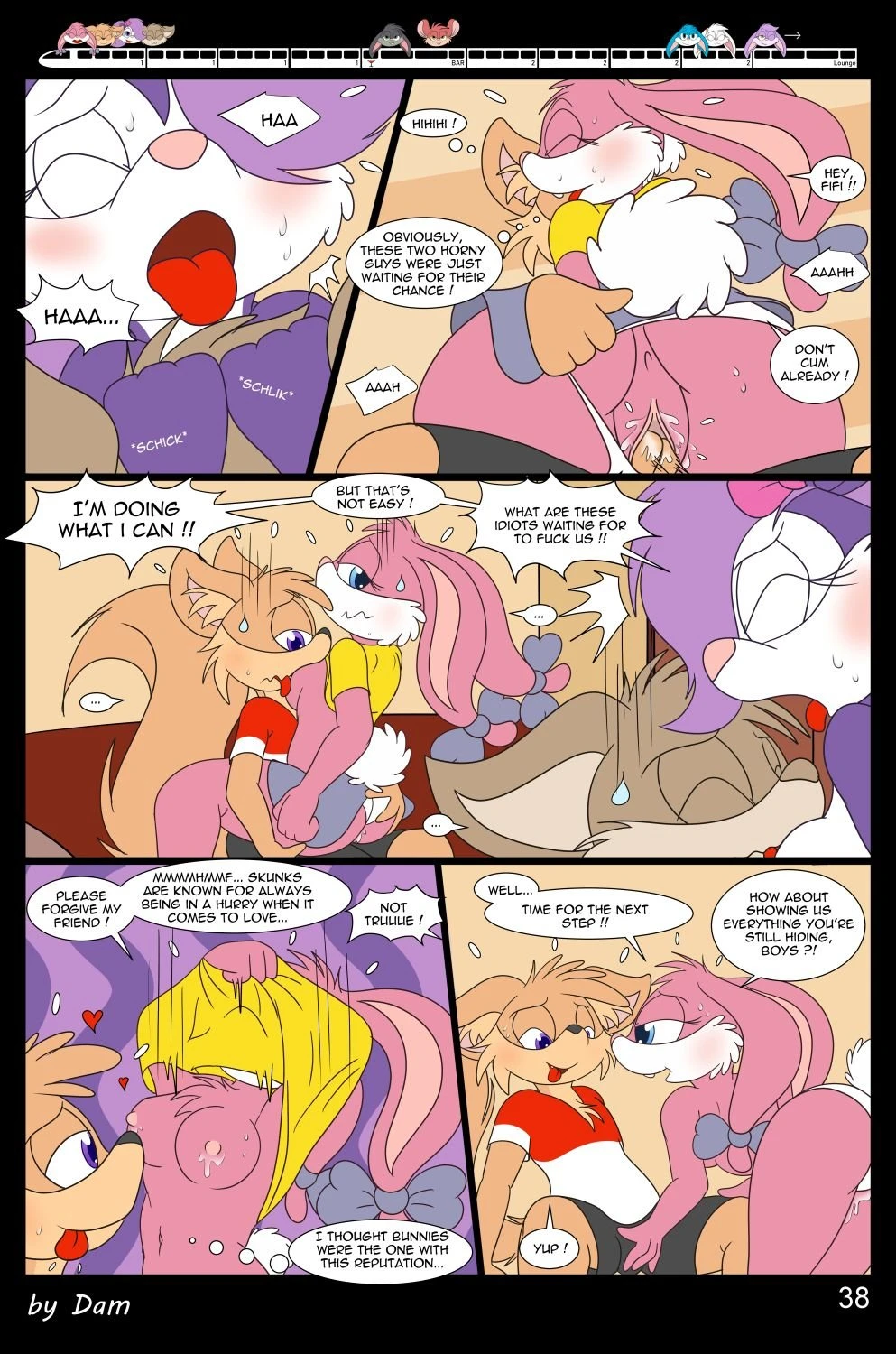 Toons on a Train porn comic picture 38