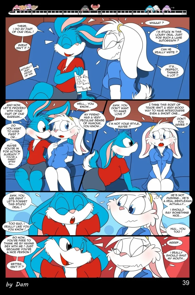 Toons on a Train porn comic picture 39