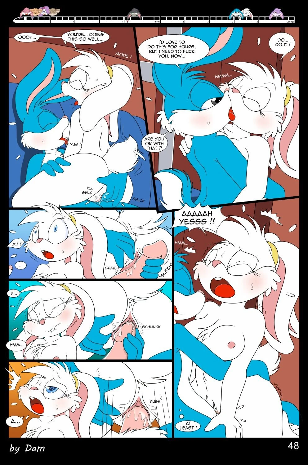 Toons on a Train porn comic picture 48