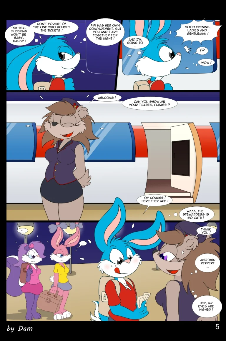 Toons on a Train porn comic picture 5