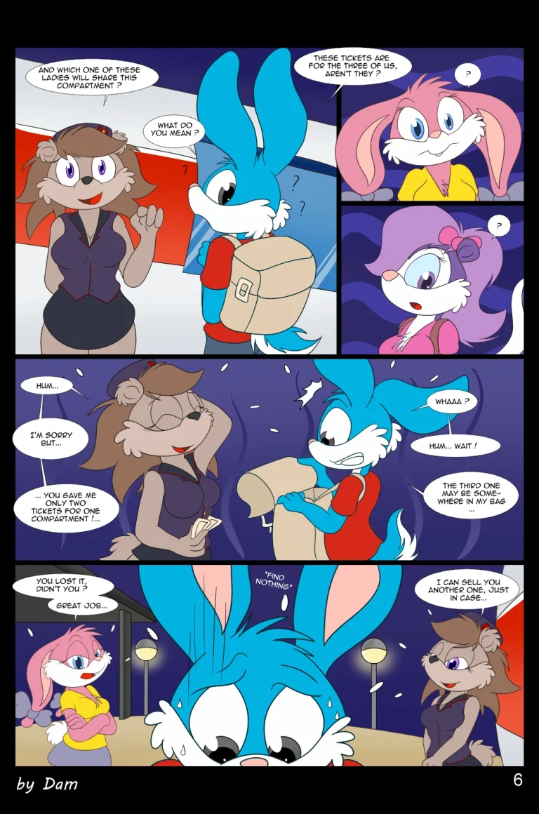 Toons on a Train porn comic picture 6