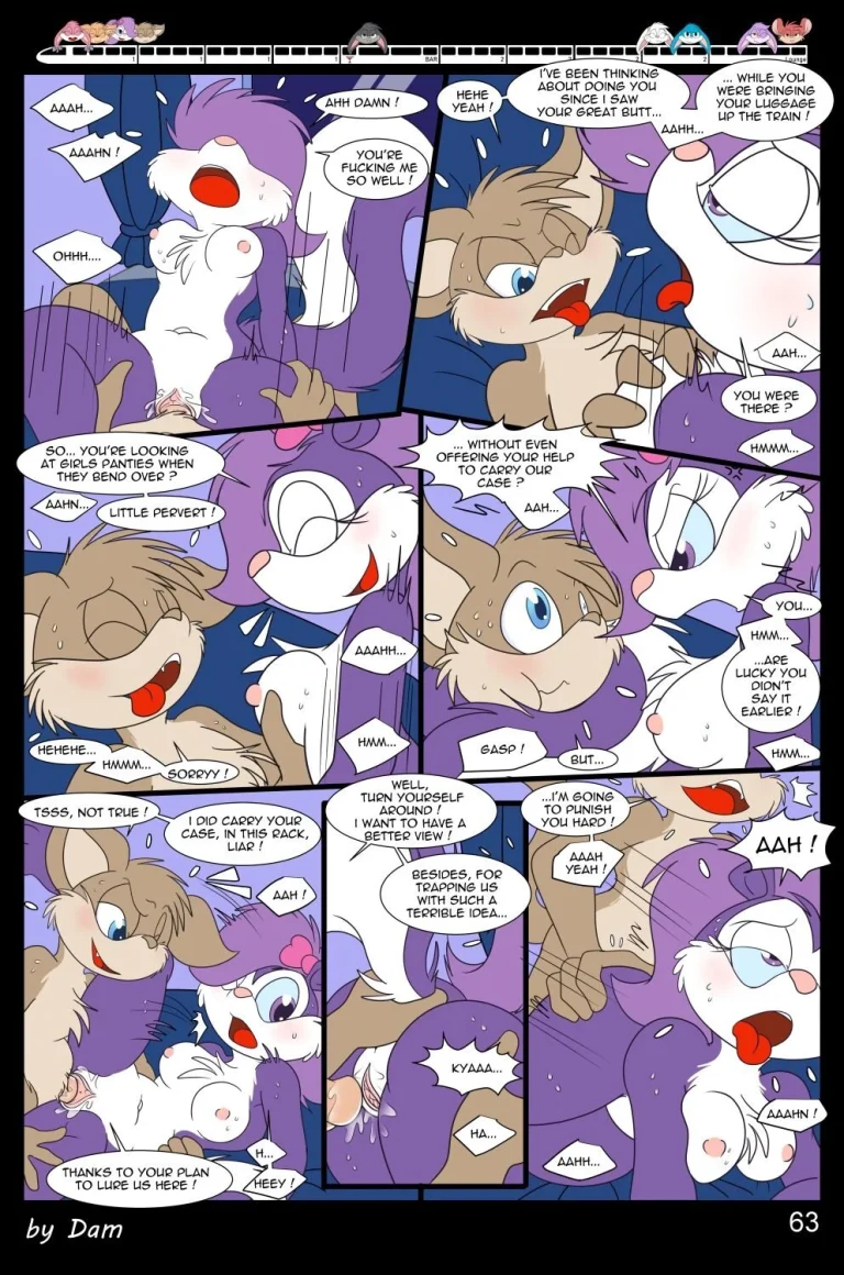 Toons on a Train porn comic picture 63