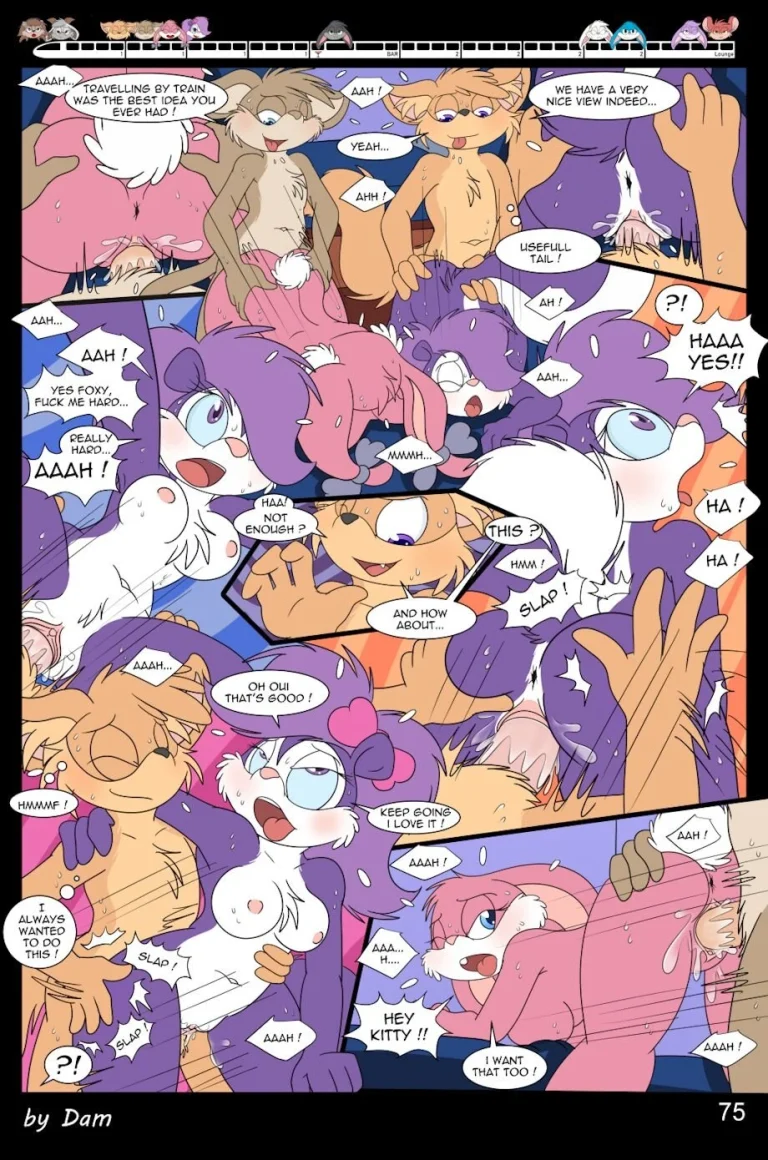 Toons on a Train porn comic picture 75