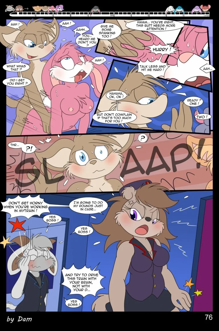 Toons on a Train porn comic picture 76