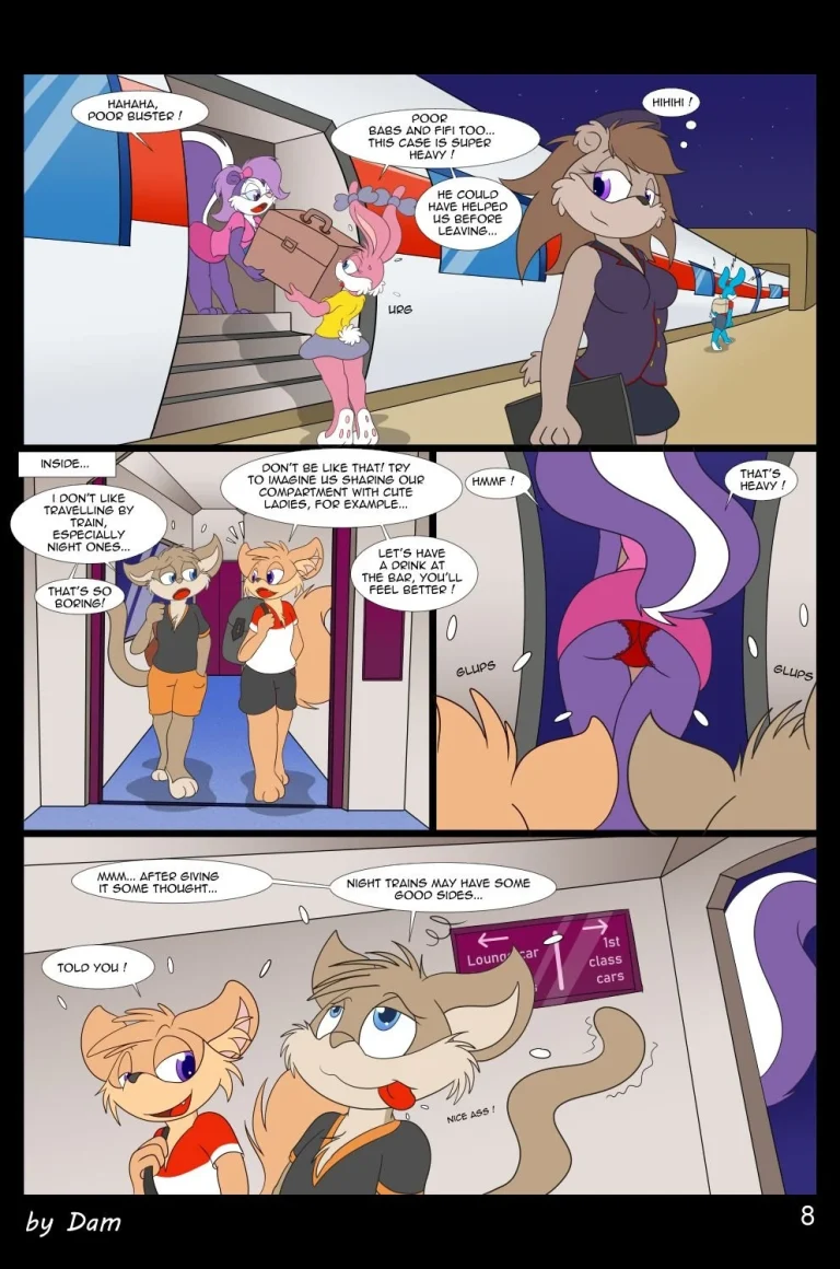 Toons on a Train porn comic picture 8