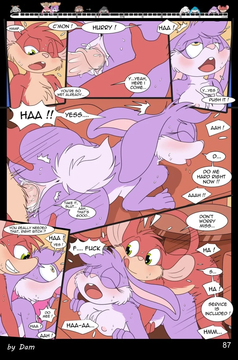 Toons on a Train porn comic picture 87