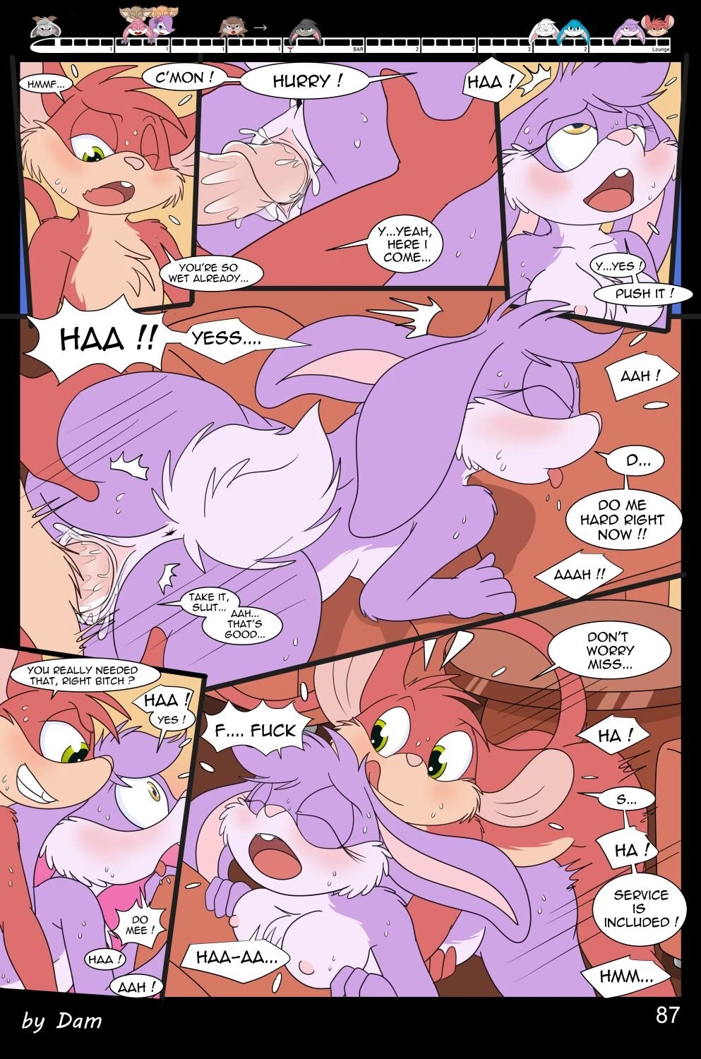 Toons on a Train porn comic picture 87