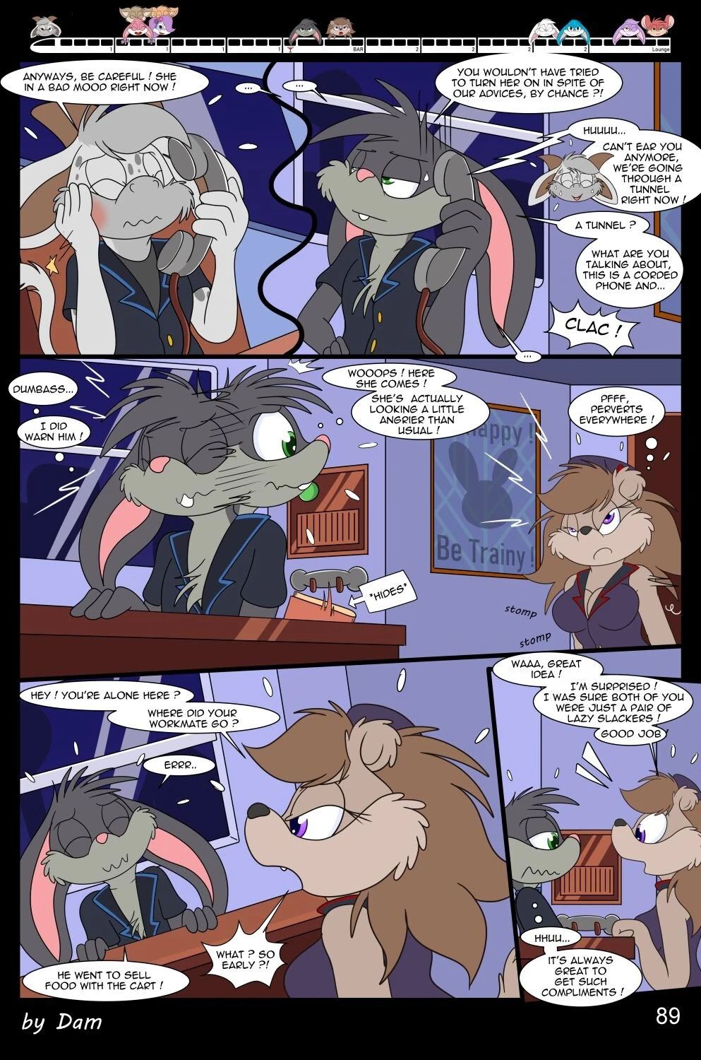 Toons on a Train porn comic picture 89