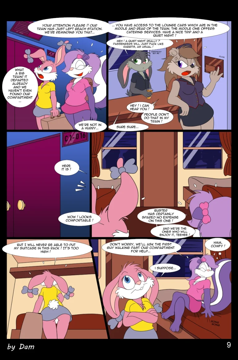 Toons on a Train porn comic picture 9