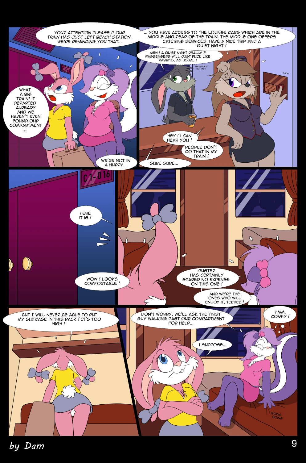 Toons on a Train porn comic picture 9