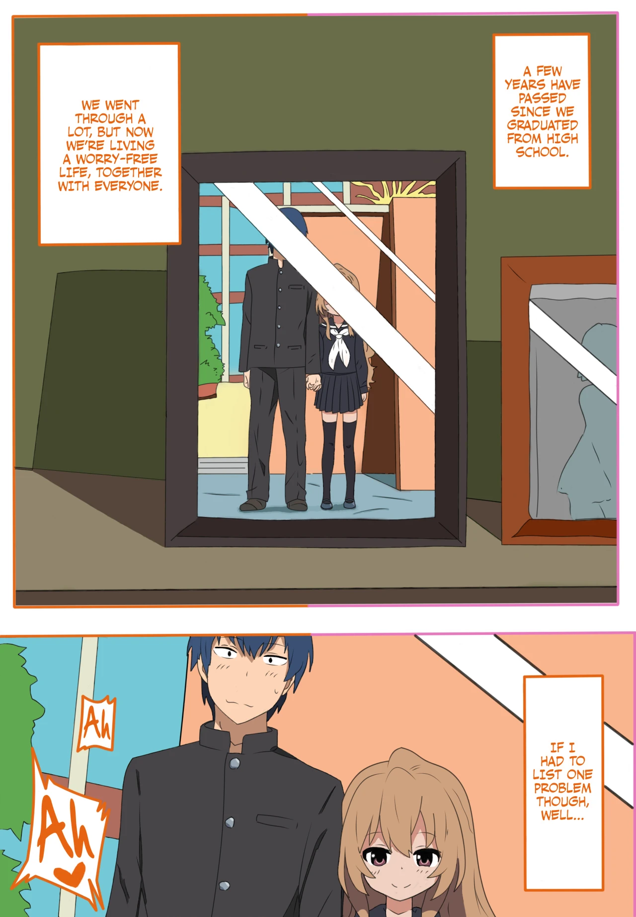 Toradora! no Erohon | Toradora! Porn Book [Colorized] [Decensored] porn comic picture 2