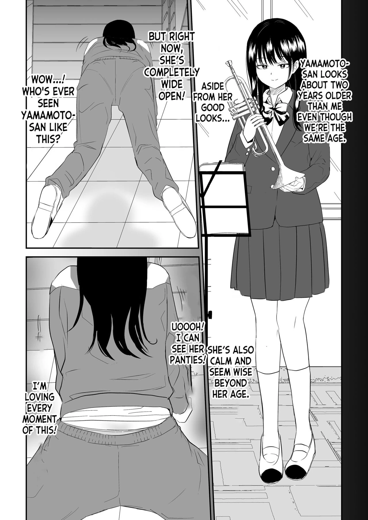 Toraware no Taiiku Souko de Cool-Dere JK to Kusuguri H! porn comic picture 6