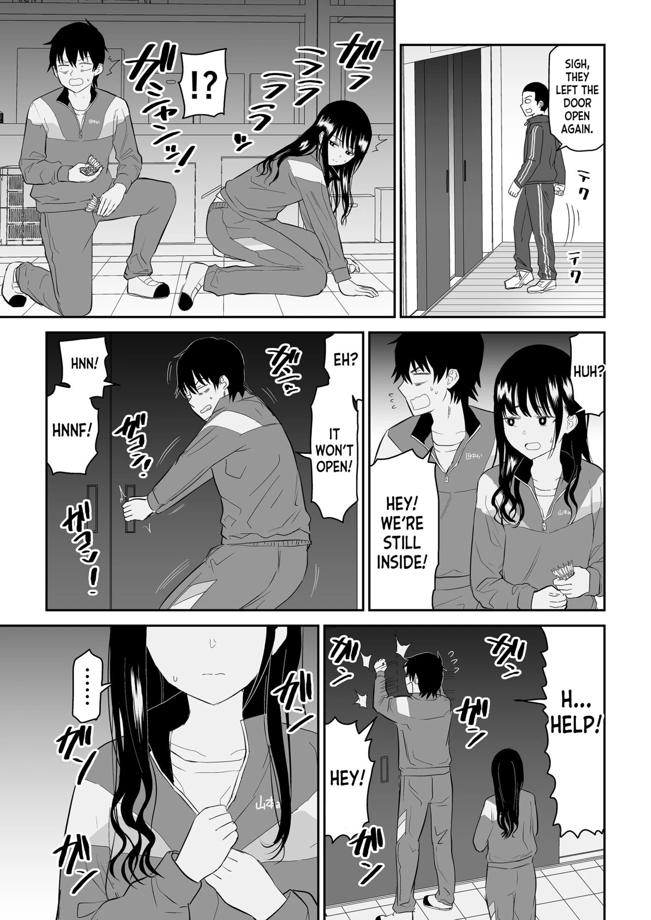 Toraware no Taiiku Souko de Cool-Dere JK to Kusuguri H! porn comic picture 7