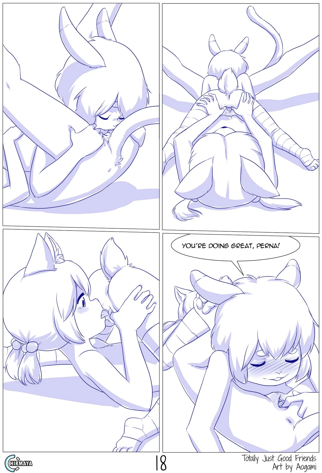 Totally Just Good Friends porn comic picture 19