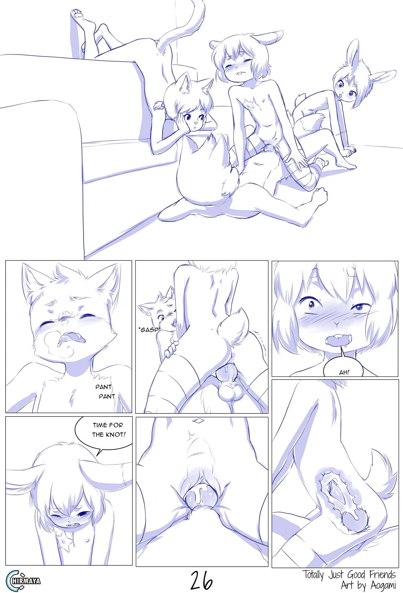 Totally Just Good Friends porn comic picture 27