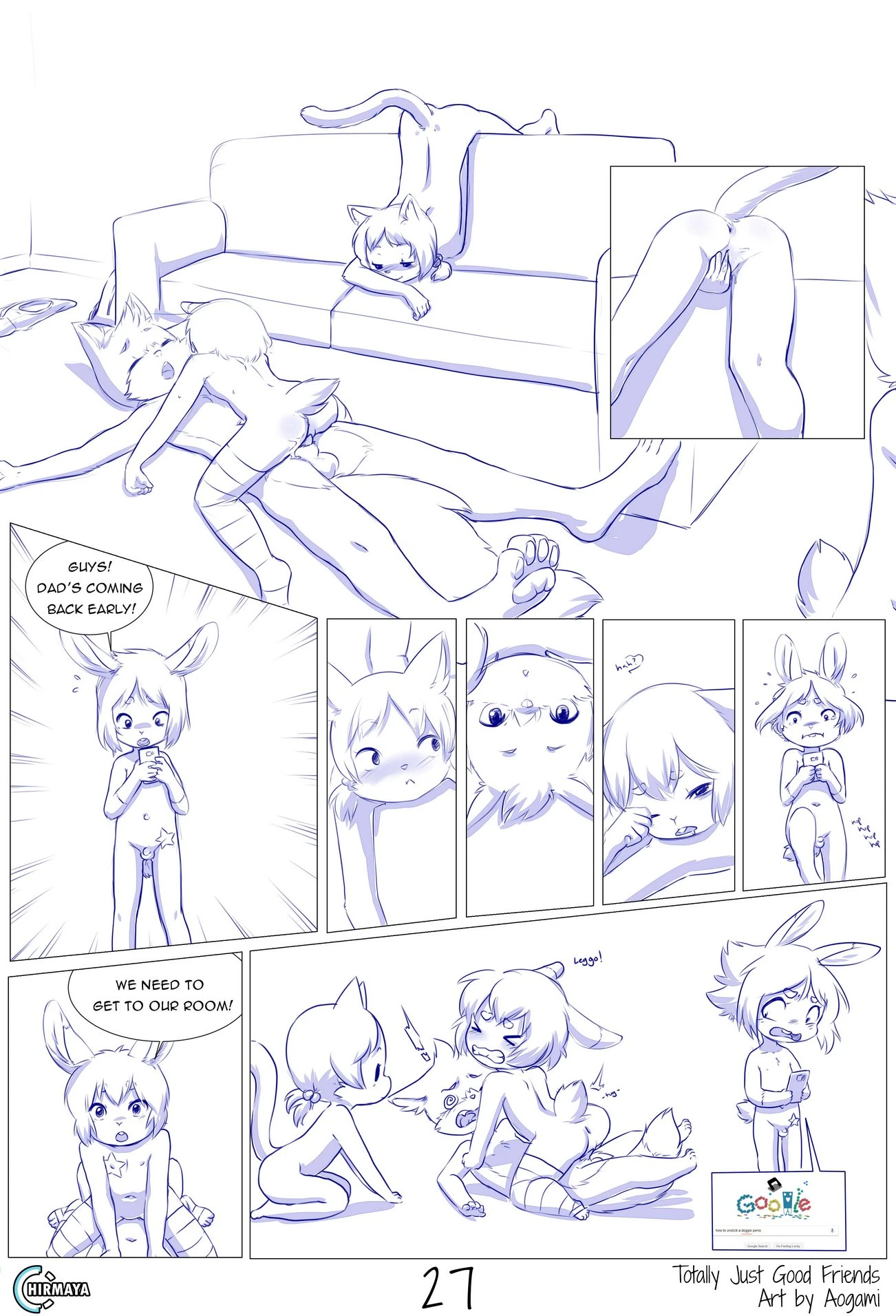 Totally Just Good Friends porn comic picture 28