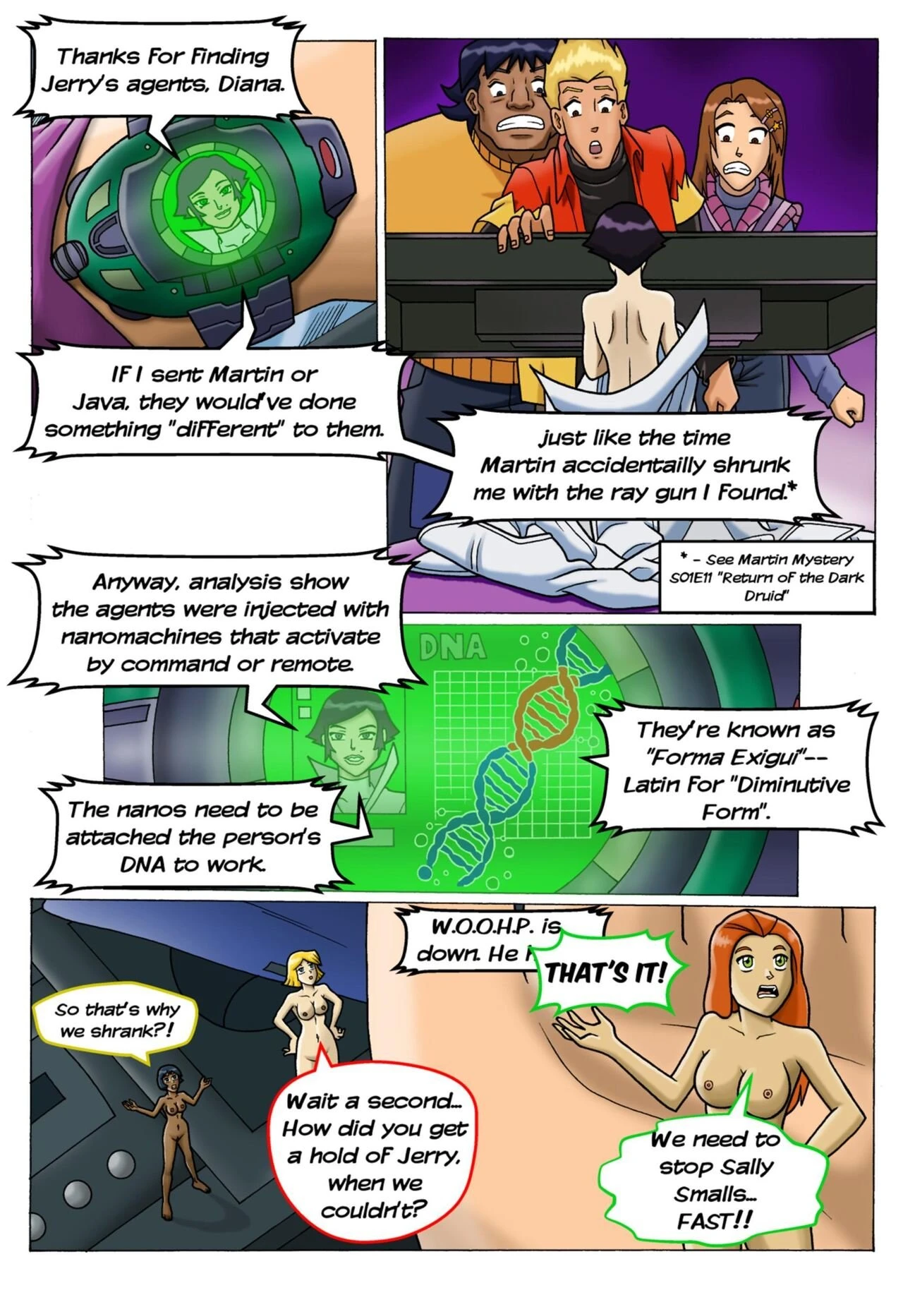 Totally Shrunk 3 porn comic picture 14